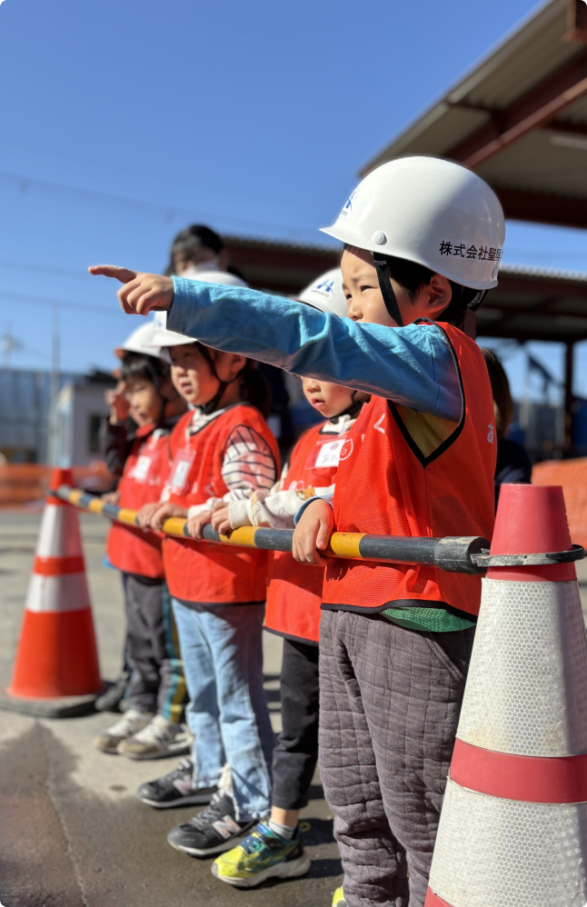 Child at train station